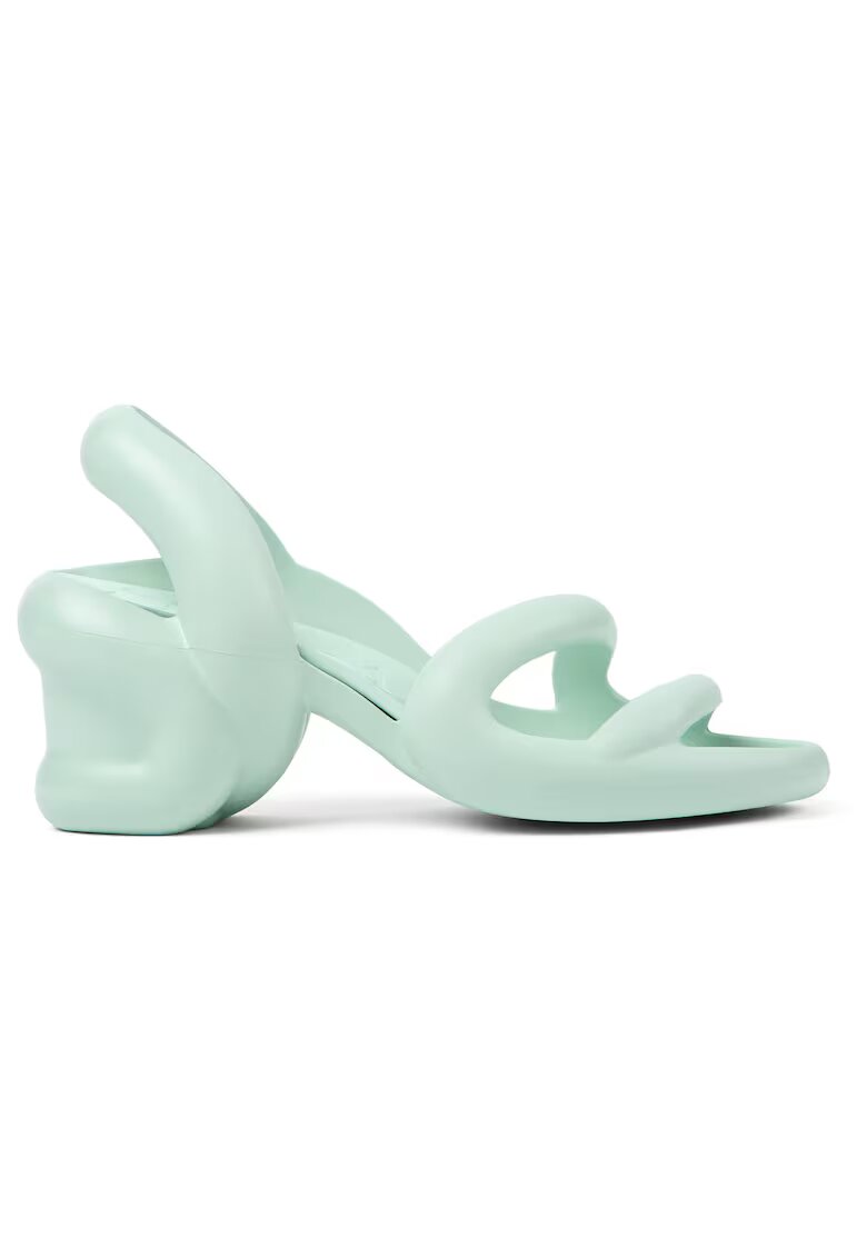 Camper Sandale slingback unisex cu toc masiv Kobarah - Albastru
