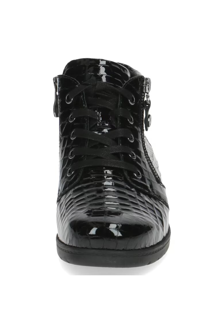 Caprice Botine de dama din piele naturala - Negru - Negru