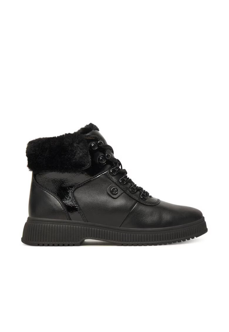 Caprice Ghete dama 019 - piele naturala - negru - Negru