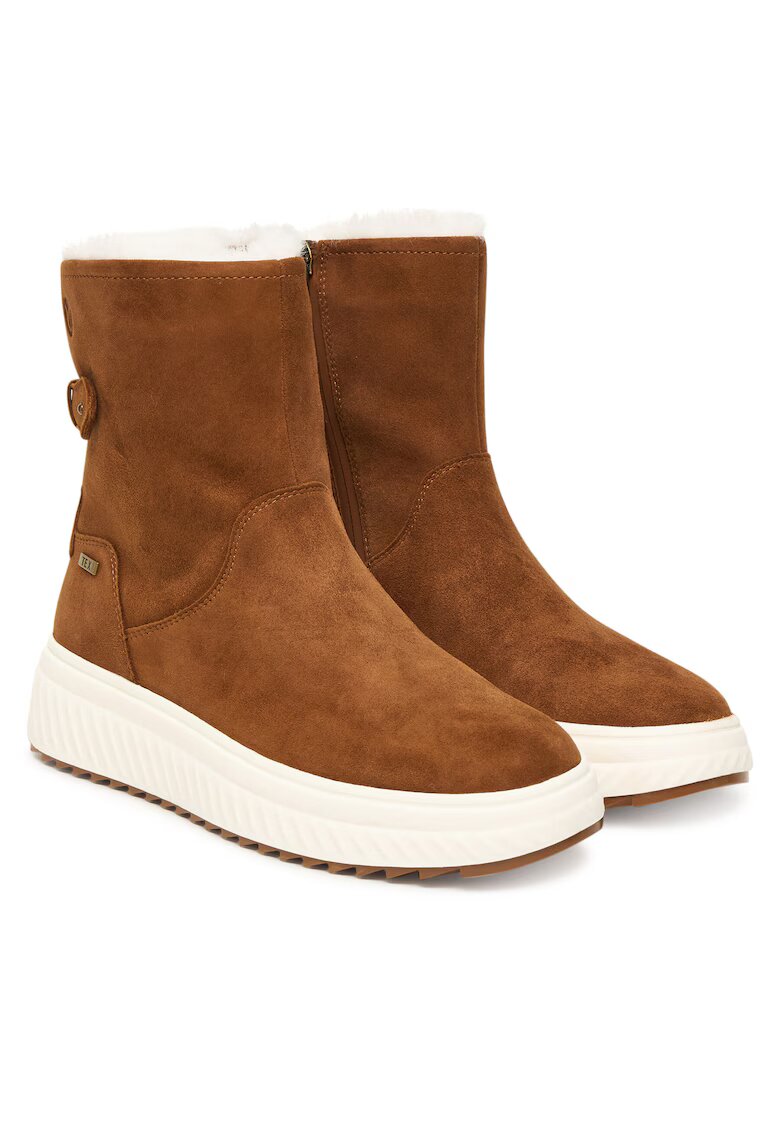 Caprice Ghete dama 305 9-26410 - Piele intoarsa - Maro