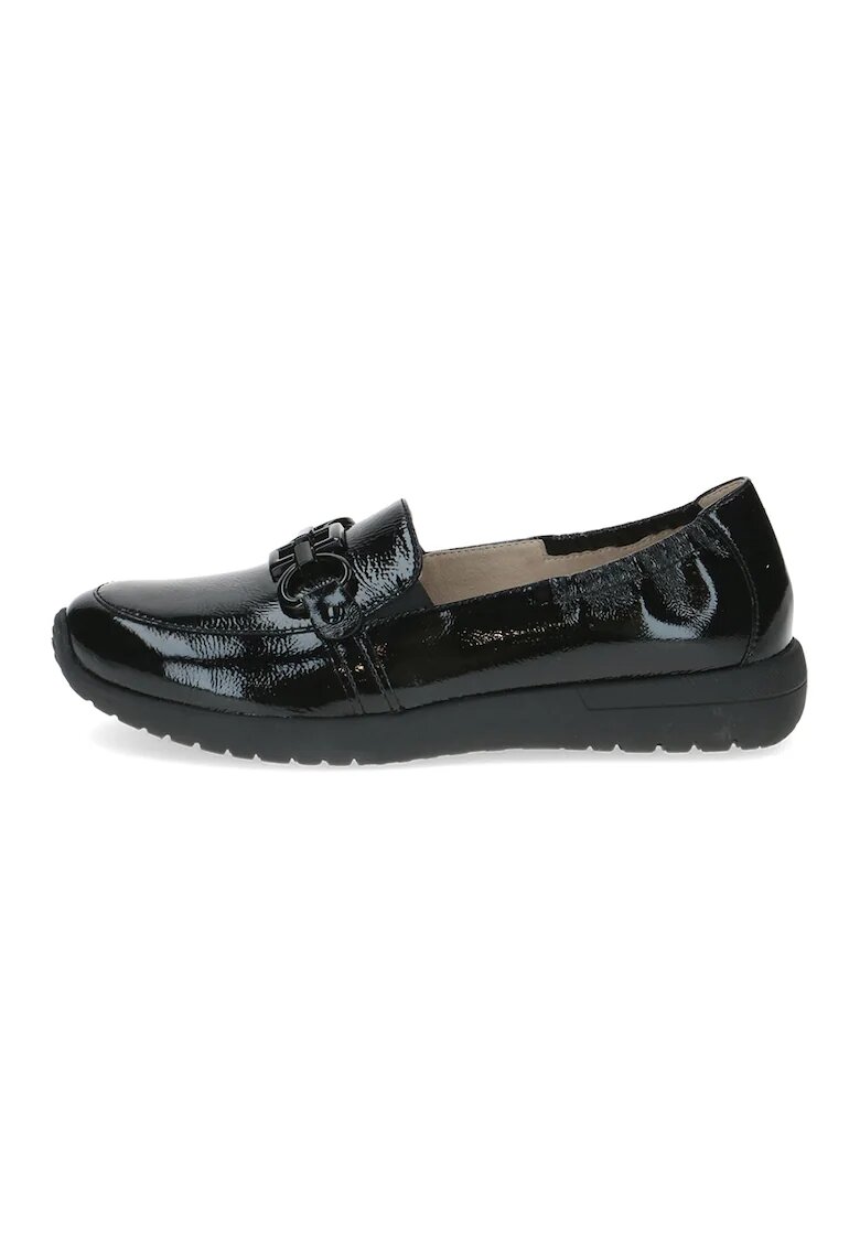 Caprice Pantofi loafer din piele cu detaliu metalic - Negru