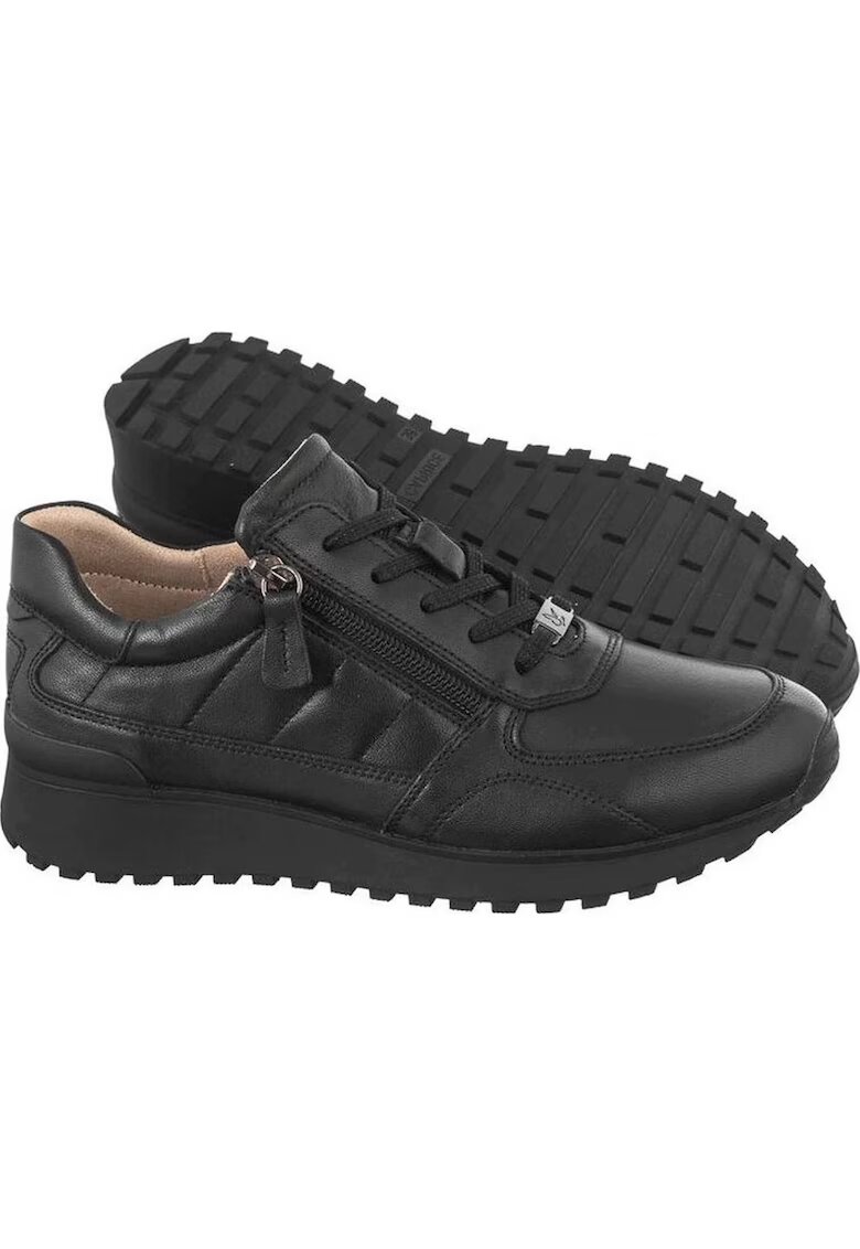 Caprice Tenisi dama 9-23701-41-03F - Piele naturala - Negru