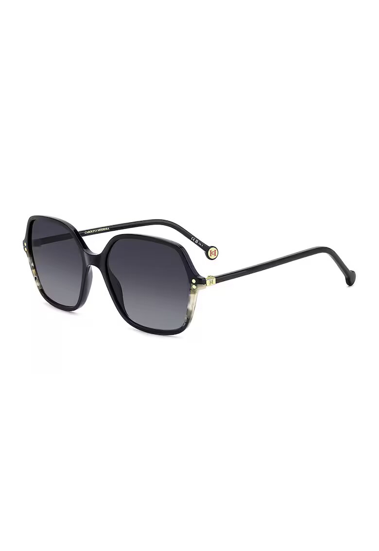 Carolina Herrera Ochelari de soare rotunzi cu lentile in degrade - Negru