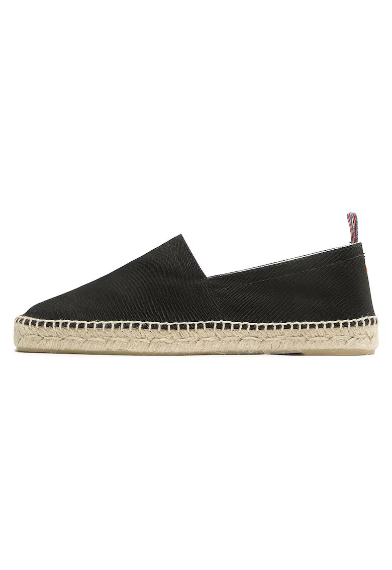 Castaner Espadrile barbati 21036 - Piele naturala - Negru
