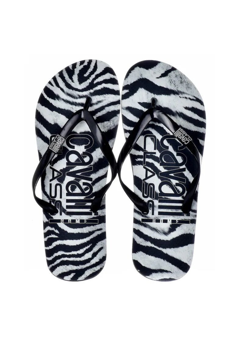 Cavalli Slapi barbati - D000789-B001 - negru/zebra - utilizare zilnica