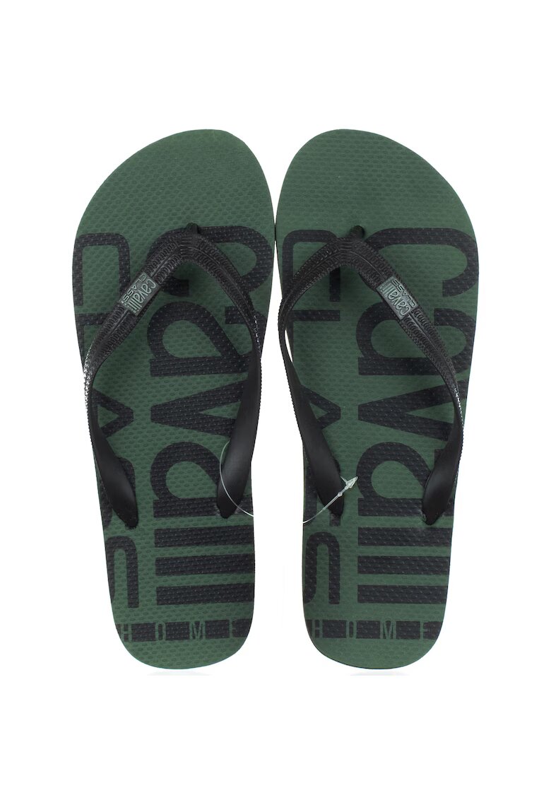 Cavalli Slapi barbati - D001075-B001 - kaki/negru - utilizare zilnica