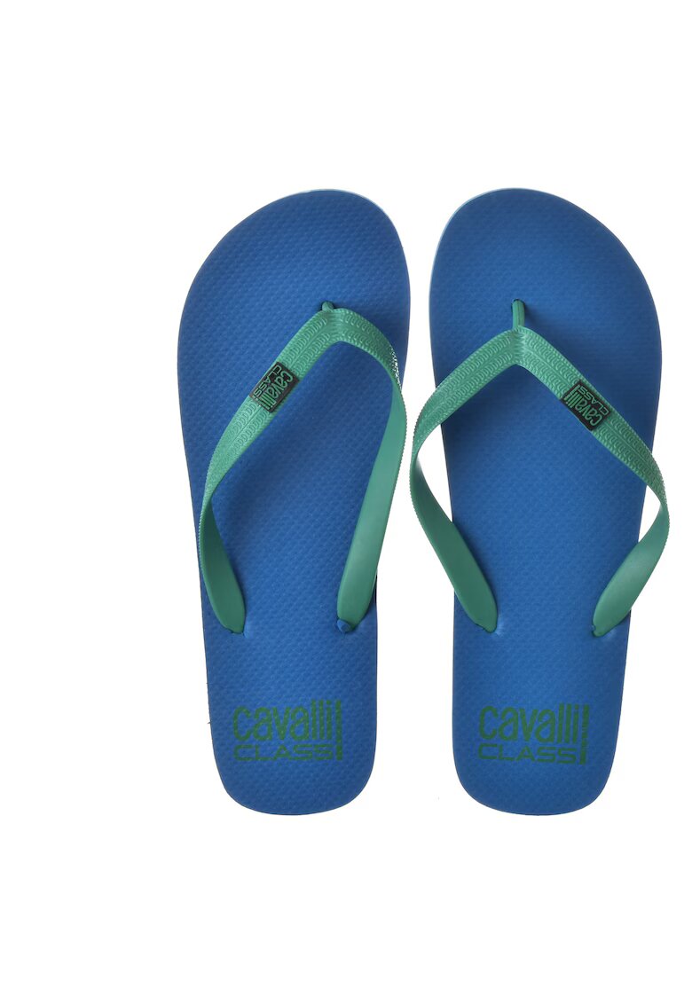 Cavalli Slapi barbati - D001077-B001 - albastru/verde - utilizare zilnica