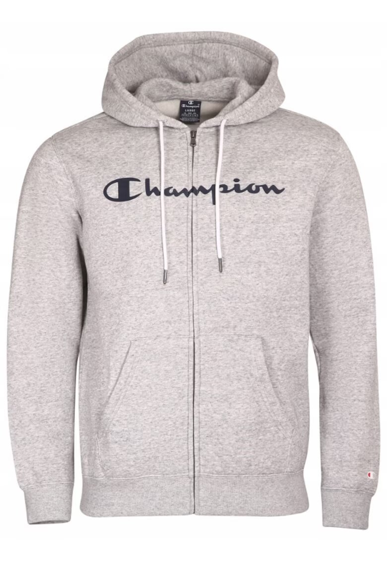 Champion Hanorac cu fermoar si logo imprimat -