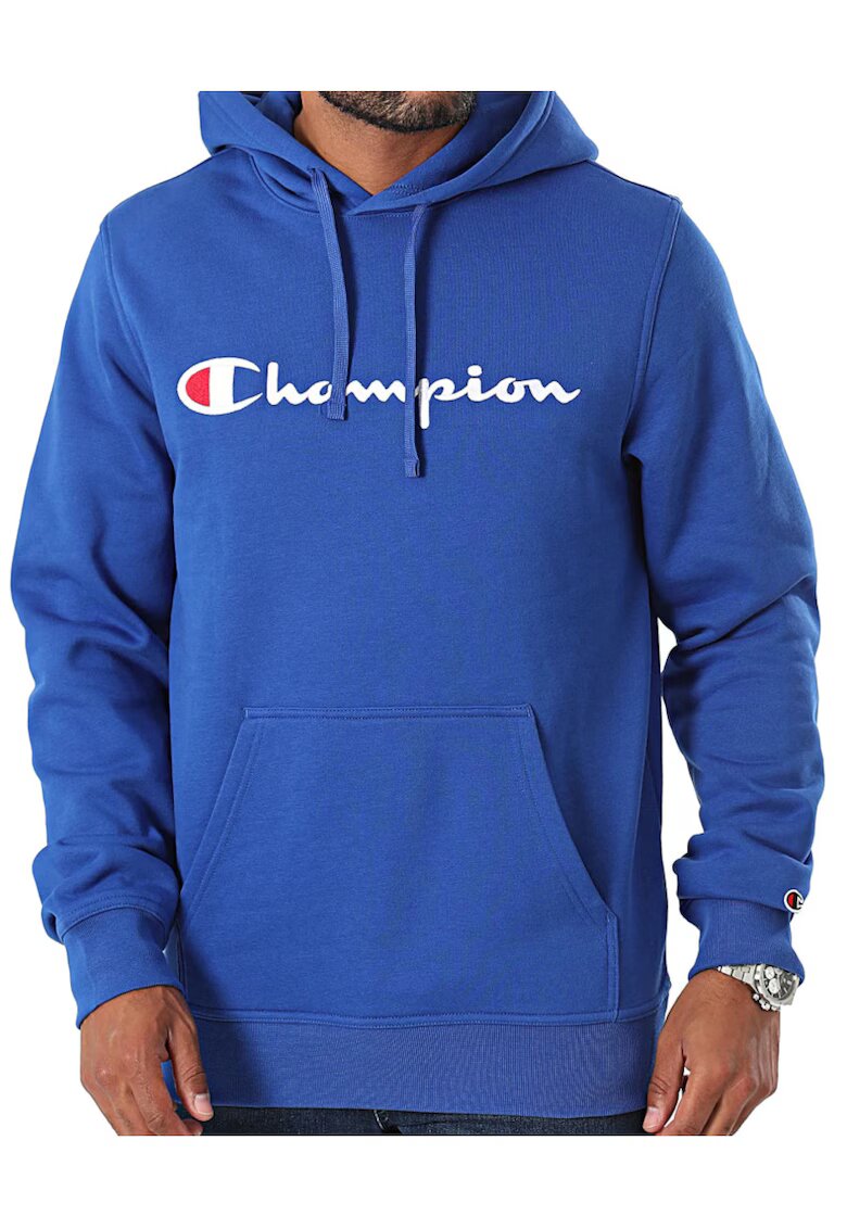 Champion Hanorac cu imprimeu logo si buzunar kangaroo