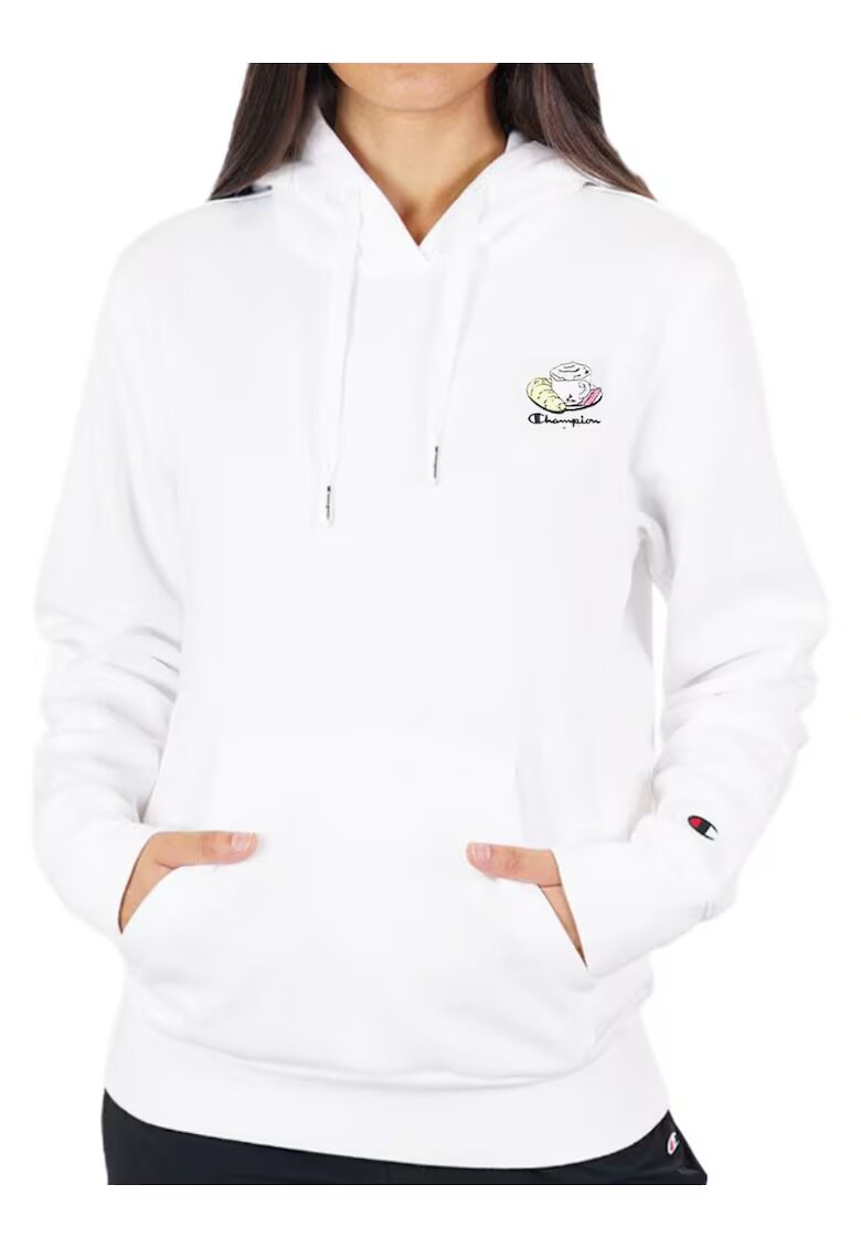 Champion Hanorac lifestyle - bumbac/poliester - alb - Alb