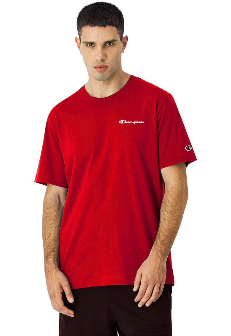 Champion Tricou barbatesc rosu - bumbac - croiala standard - logo mic