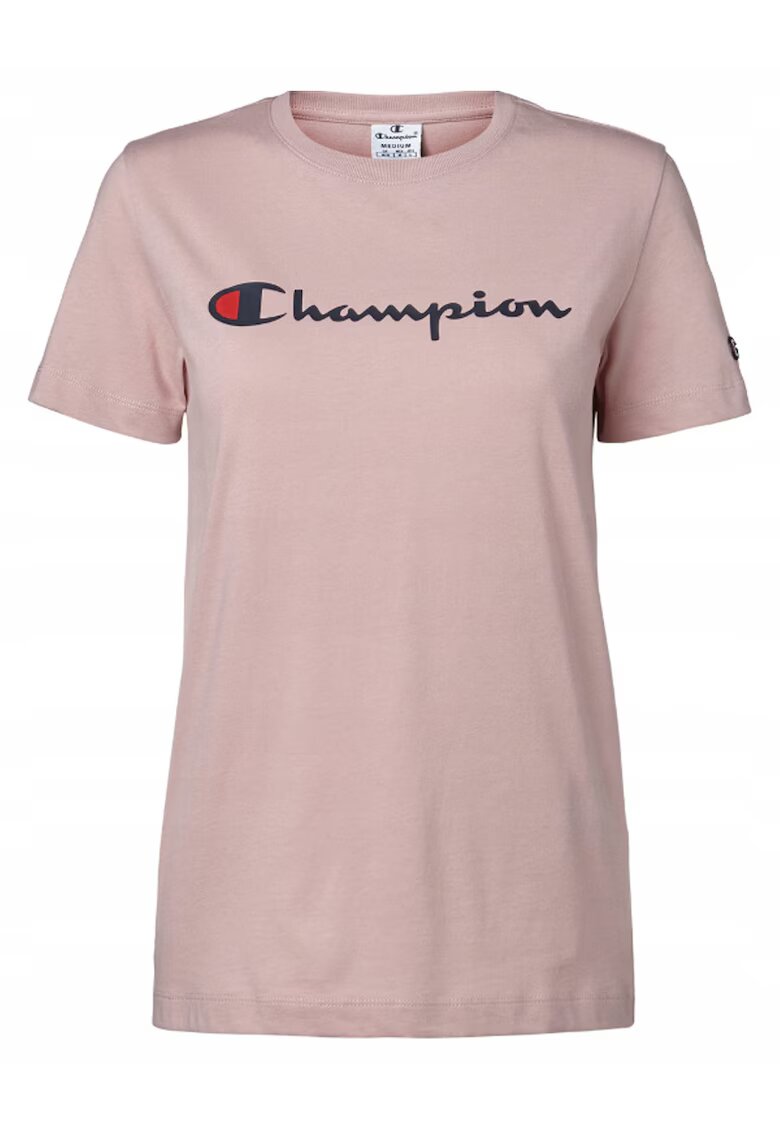 Champion Tricou cu logo si decolteu la baza gatului