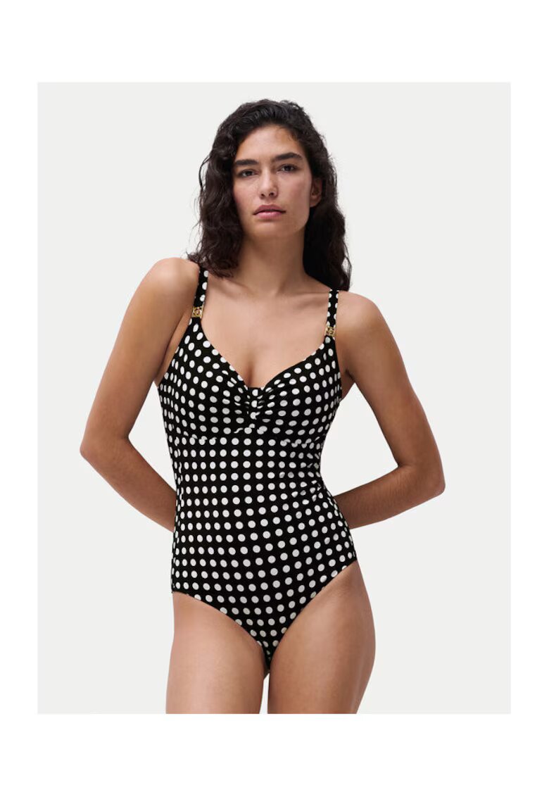 Chantelle Costum de baie dama - Alb/Negru