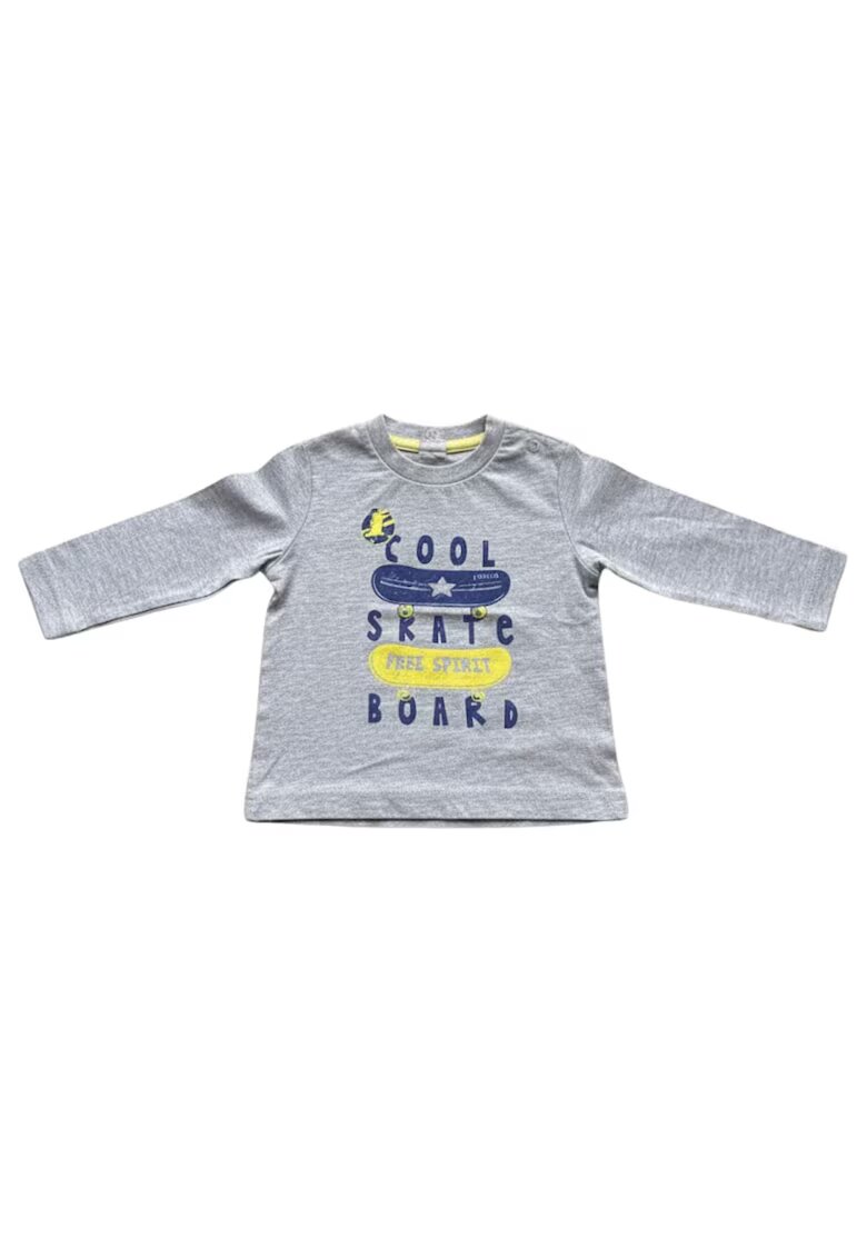Chicco Bluza din bumbac cu imprimeu cu text