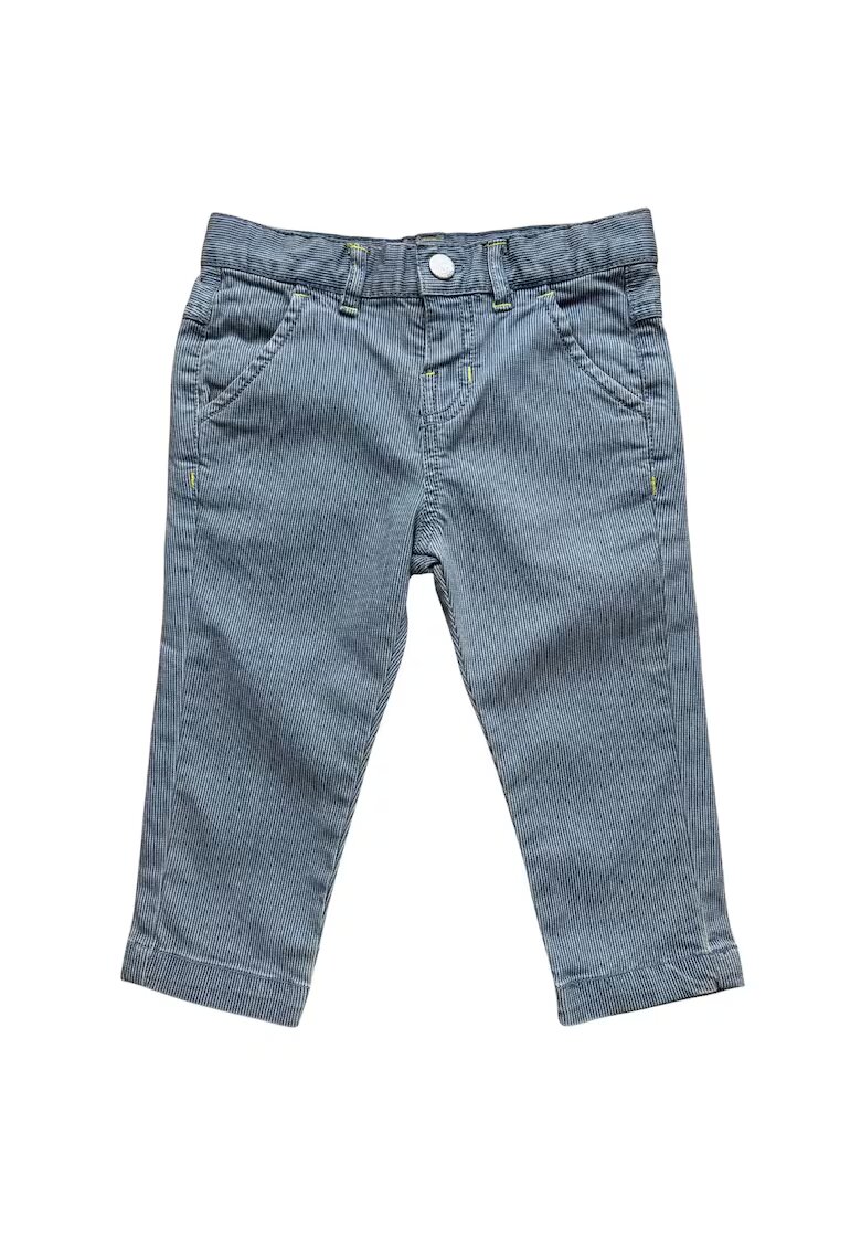 Chicco Pantaloni copii - model cu dungi - bumbac/elastan - albastru