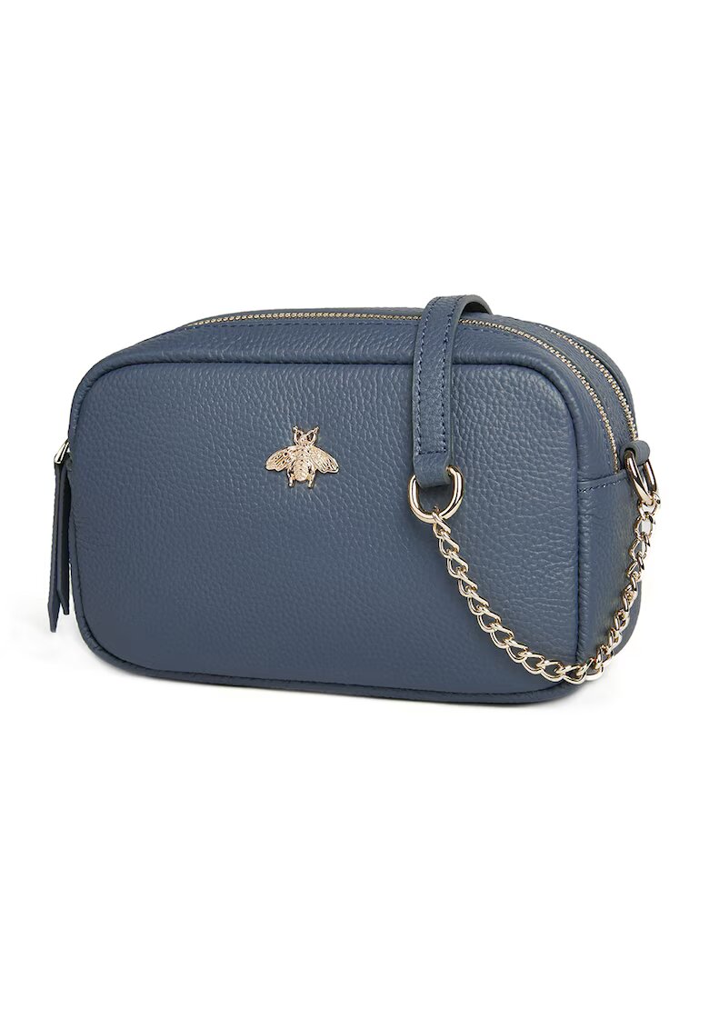 Ciel Geanta crossbody din piele Elsa - Albastru prafuit