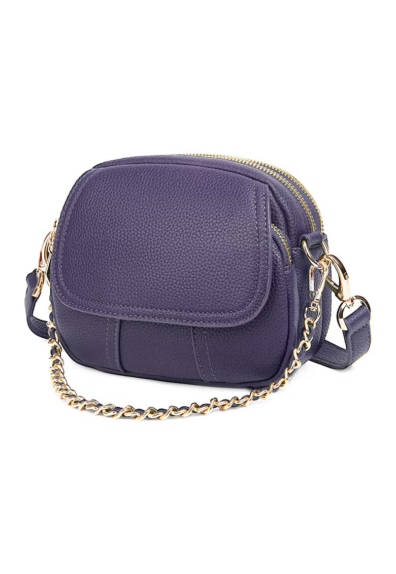 Ciel Geanta de piele cu barete detasabile Morgan - Violet prafuit - 14 x 18 x 7 cm