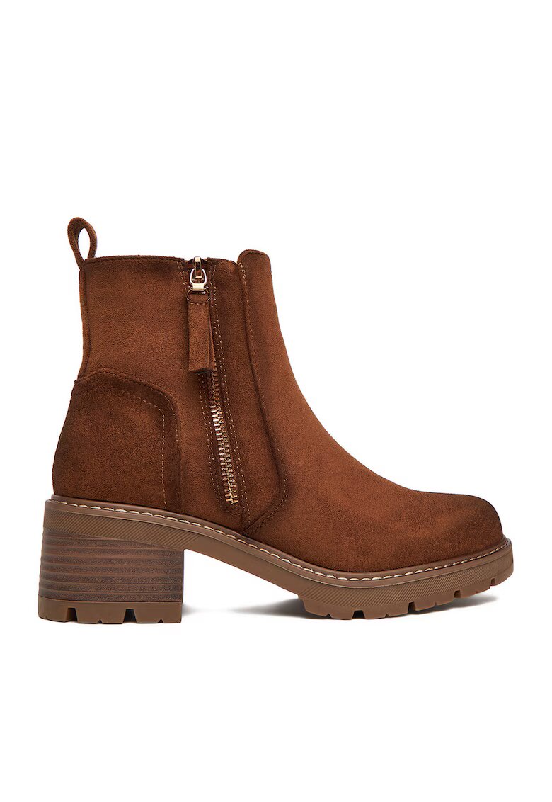 Clara Barson Botine dama CEO-HY58222-1 - maro - sintetic