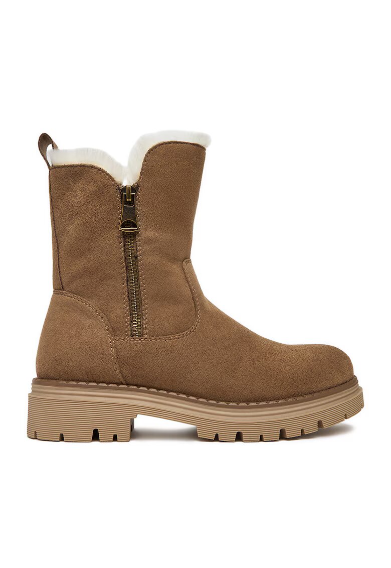 Clara Barson Botine dama - maro - textil - Maro