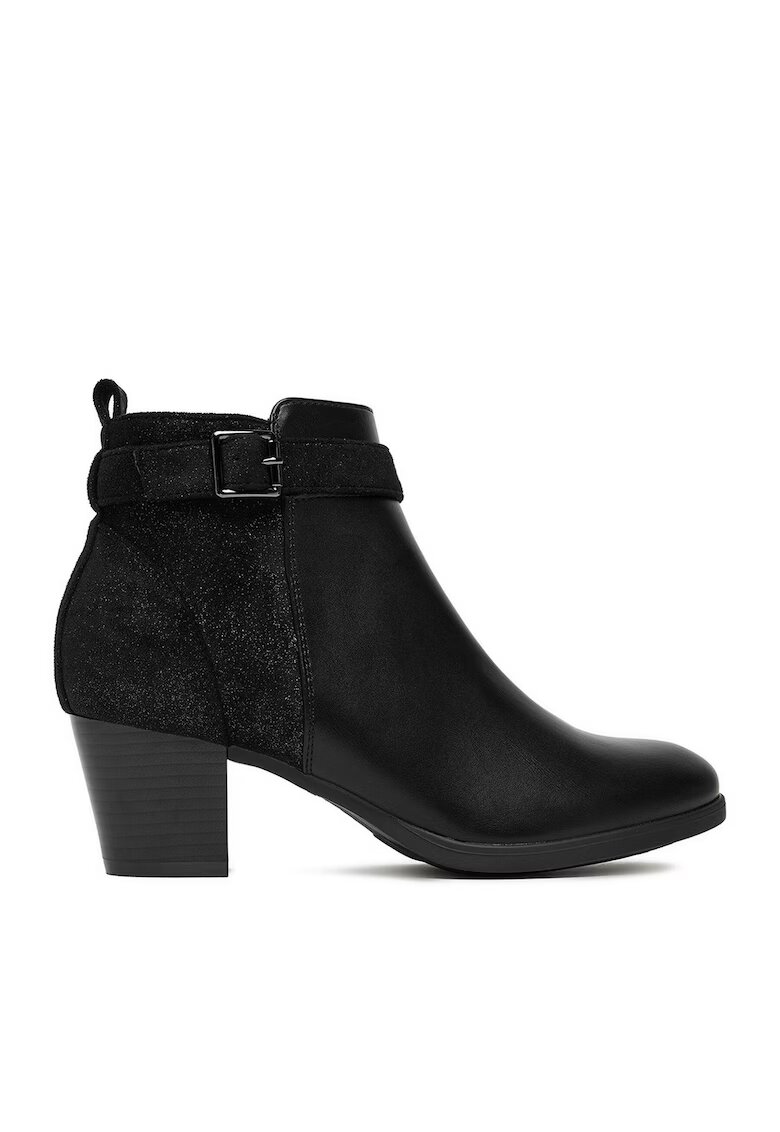 Clara Barson Botine dama - Negru - Textil CEO-RE23F506-1
