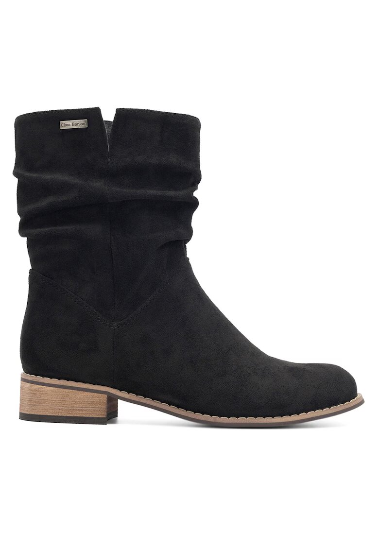 Clara Barson Botine dama - negru - textil WS14087-02