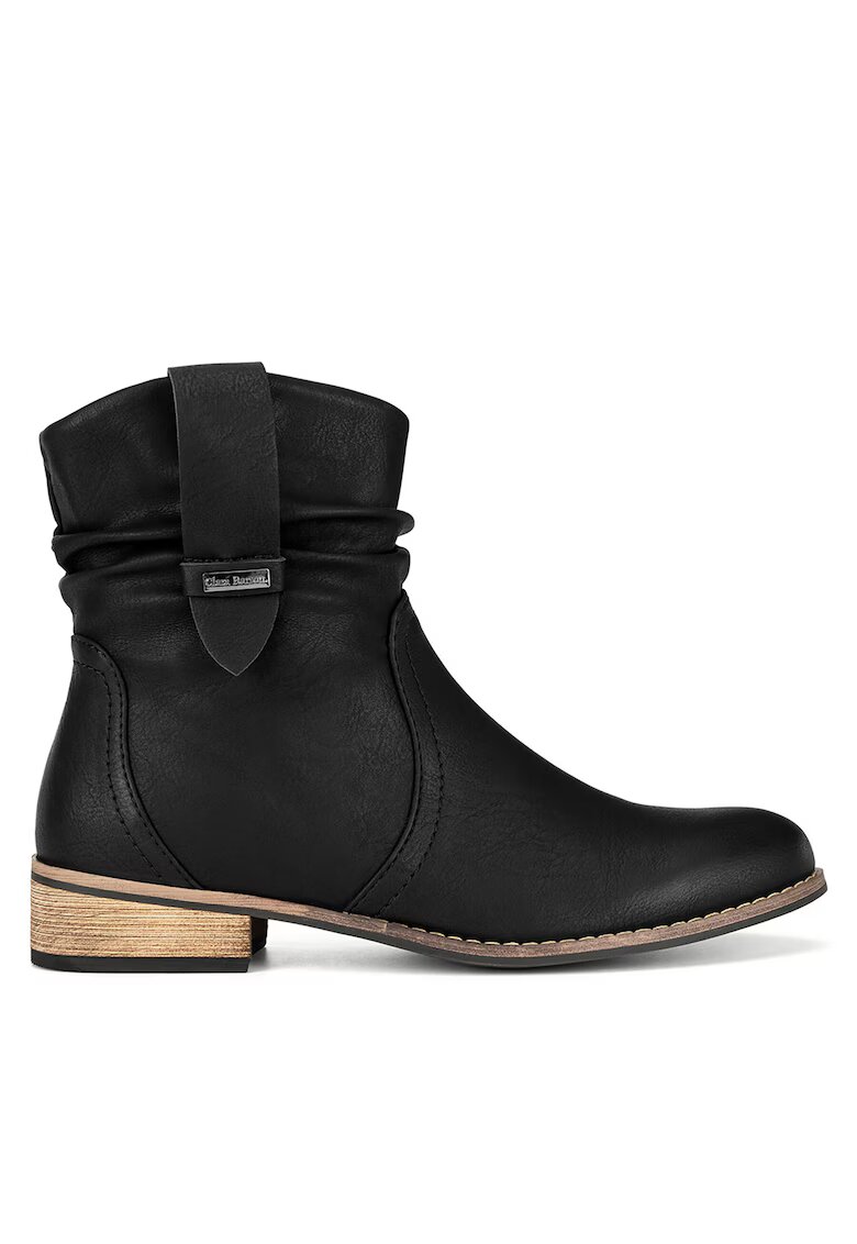 Clara Barson Botine dama - negru - textil WS23280-01