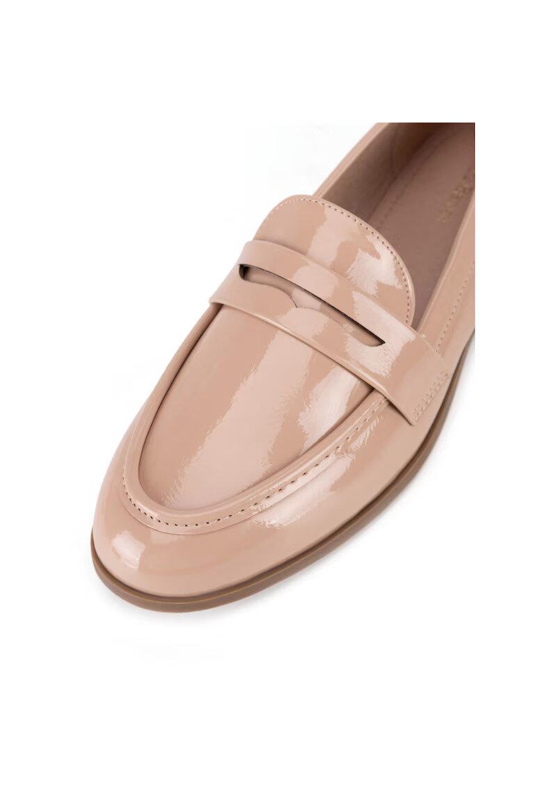 Clara Barson Mocasini dama - bej - tesatura