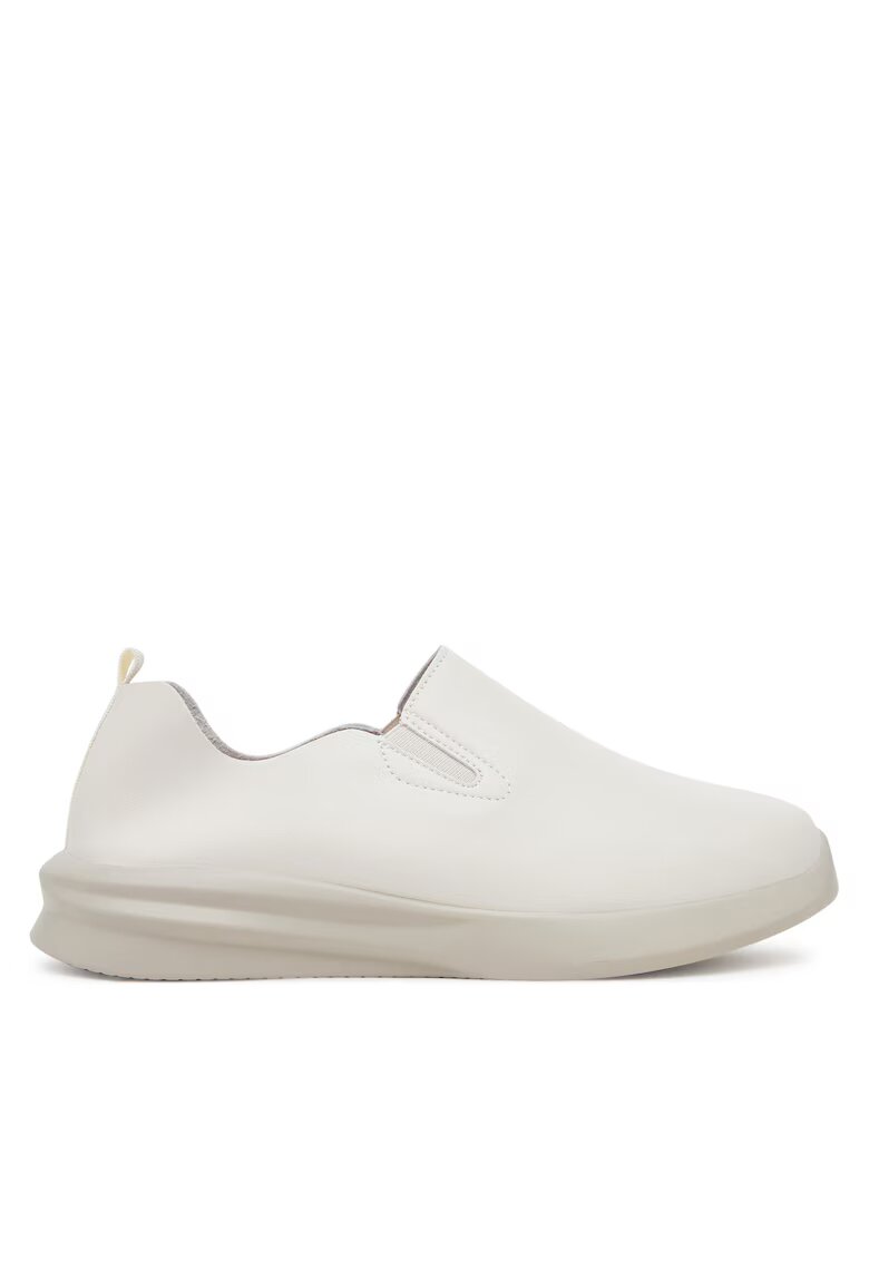 Clara Barson Mocasini dama ecru - piele ecologica - casual