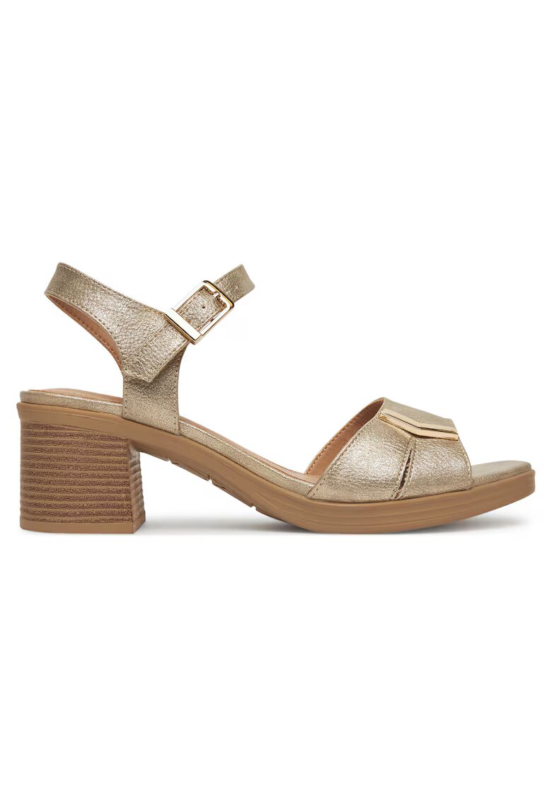 Clara Barson Sandale dama WS10006-07 - auriu - tesatura
