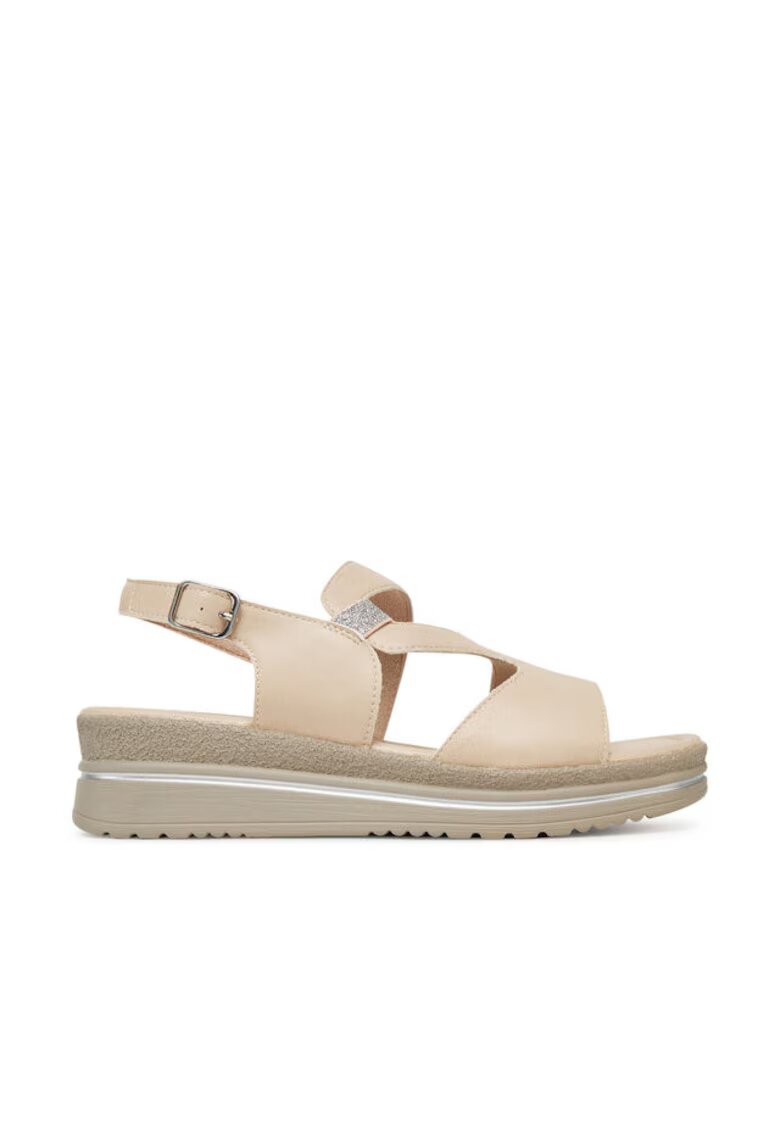 Clara Barson Sandale dama - WS2506-04 tesatura - bej