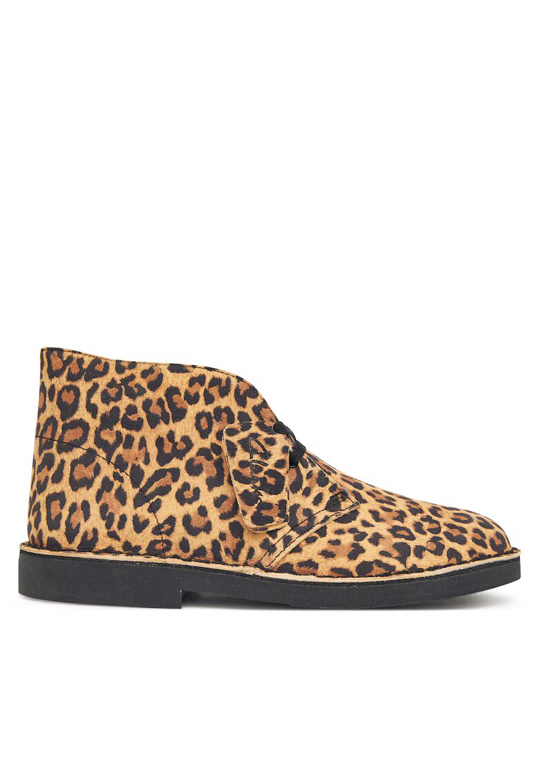 Clarks Ghete dama - Leopard Suede - piele naturala - multicolor