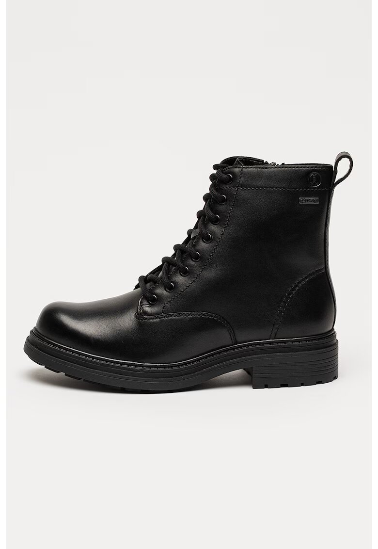 Clarks Ghete din piele cu fermoar Orinoco - Negru