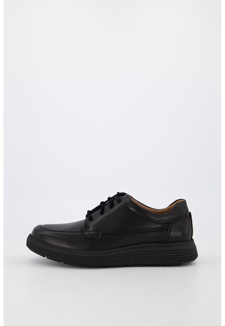 Clarks Pantofi derby de piele Un Abode - Negru