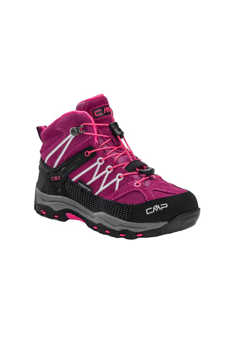 Cmp Ghete de trekking pentru copii - Piele naturala - Roz -