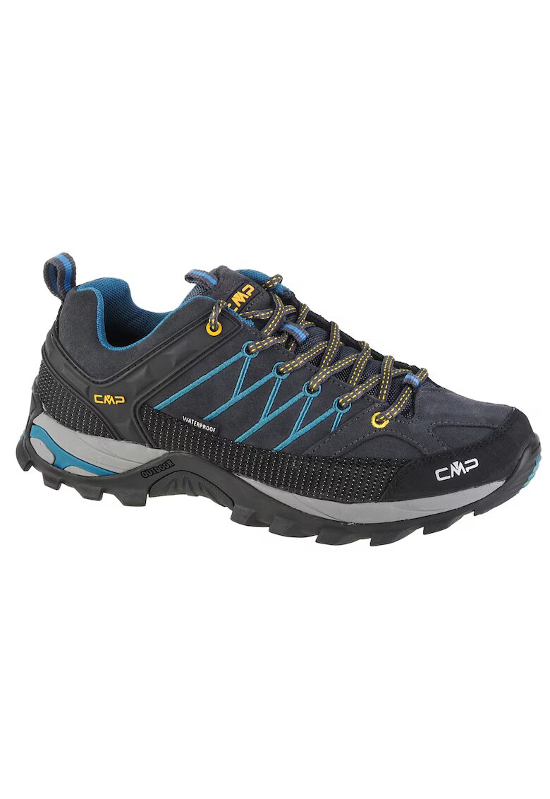 Cmp Pantofi de drumetie pentru barbati - Piele & Stofa - Gri - 68785