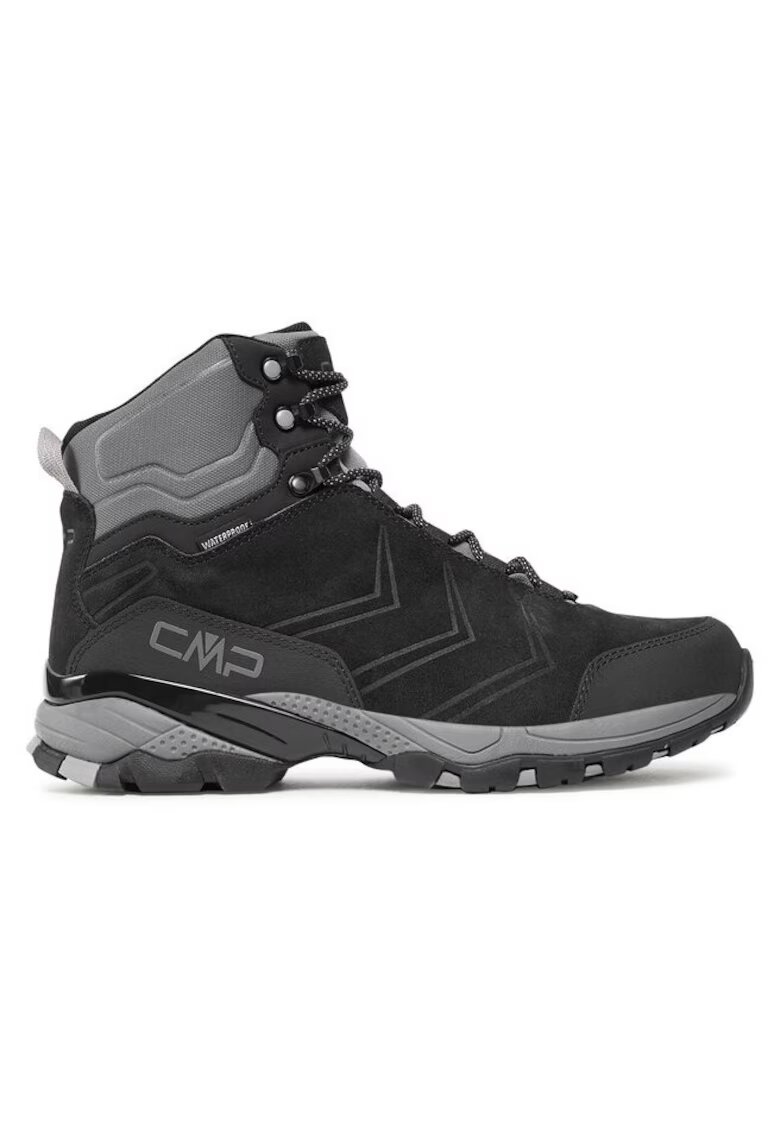 Cmp Pantofi sport barbati 303047528 - Piele intoarsa/Textil - Negru - Negru