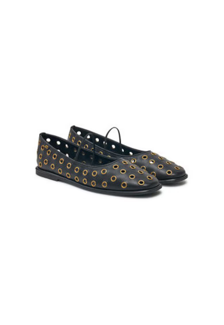 Coach Balerini CZ377 - Piele naturala - Negru - Negru