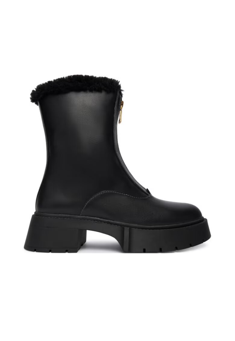 Coach dama CCH86 - Piele naturala - Negru - Negru