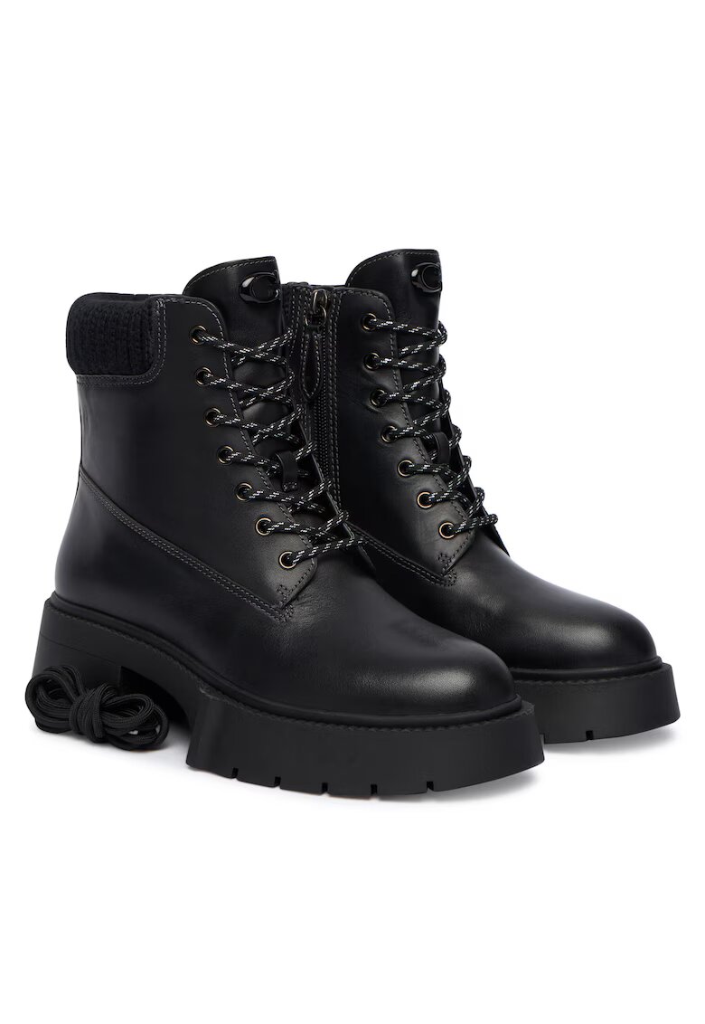 Coach Ghete dama CCH88 - Piele naturala - Negru