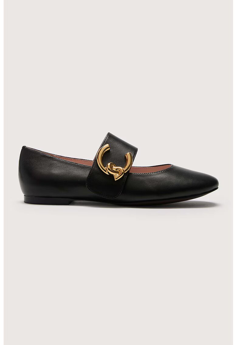 Coccinelle Balerini Mary Jane din piele C-Me - Negru