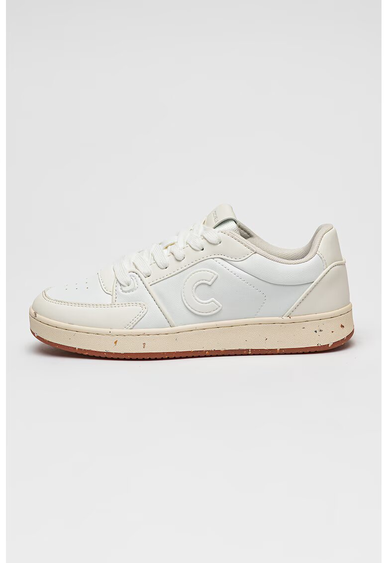 Coccinelle Pantofi sport din piele ecologica C-City 365 - Alb