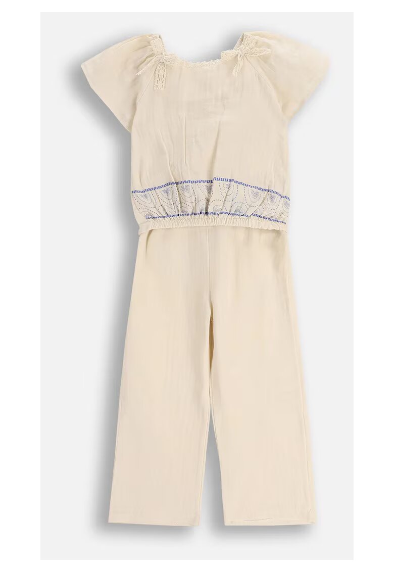 Coccodrillo Bluza si pantaloni cu detalii brodate set- 2 piese