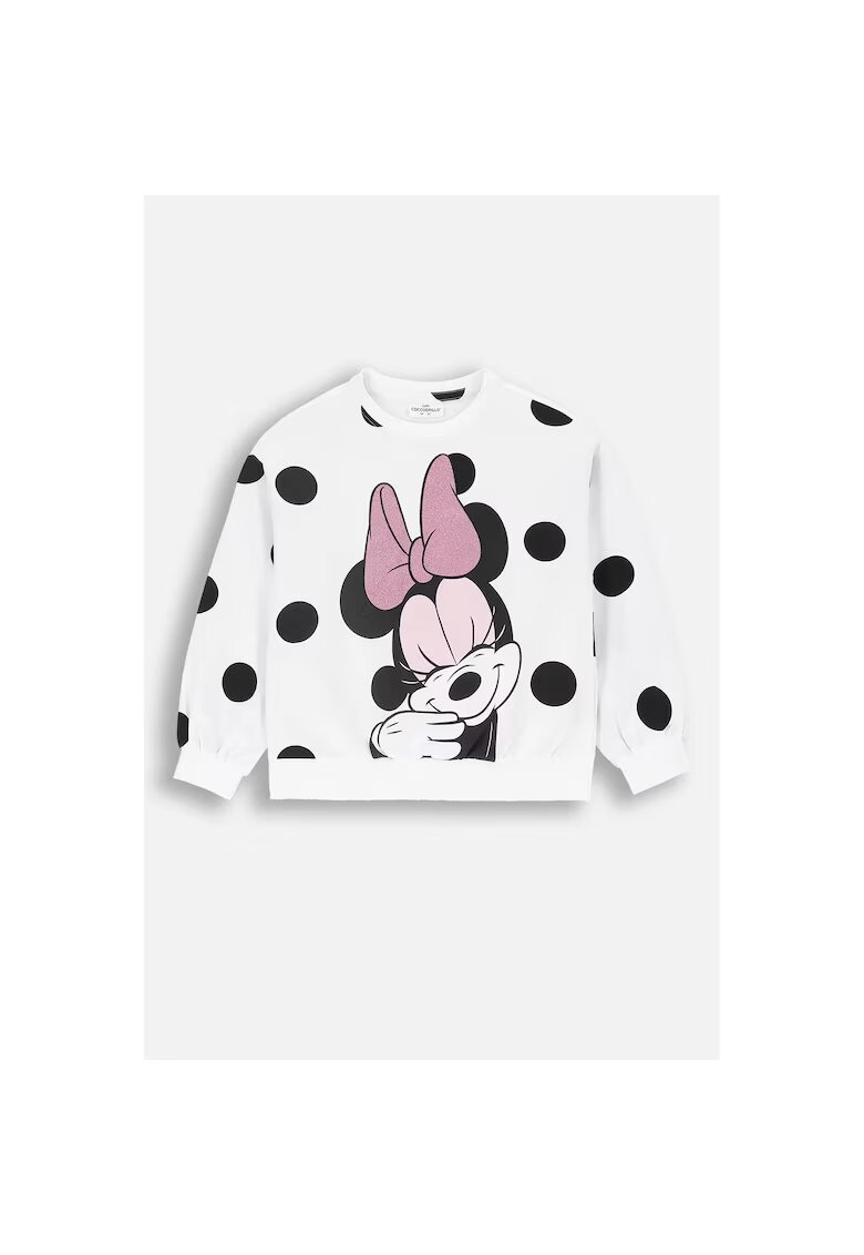 Coccodrillo Hanorac copii - Minnie Mouse - alb - bumbac