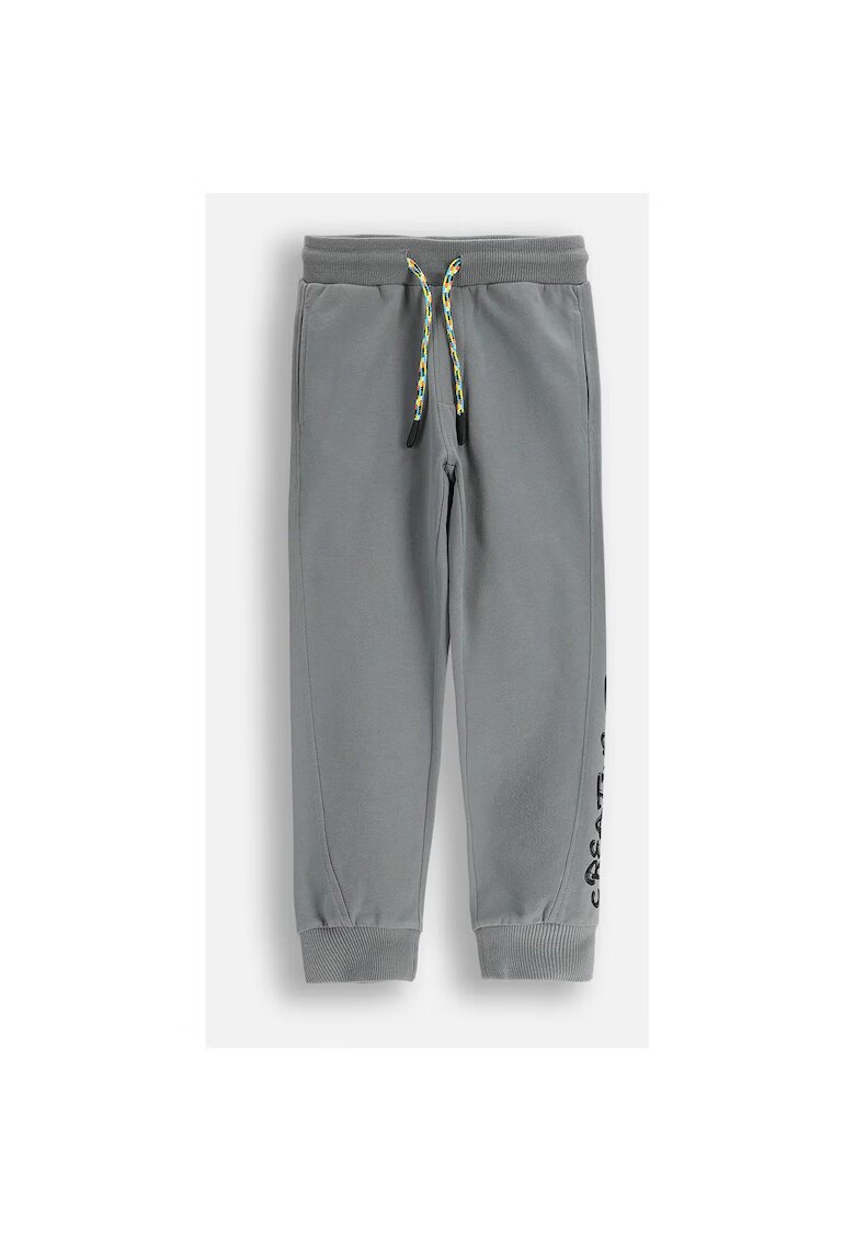 Coccodrillo Pantaloni de trening din bumbac cu snur in talie