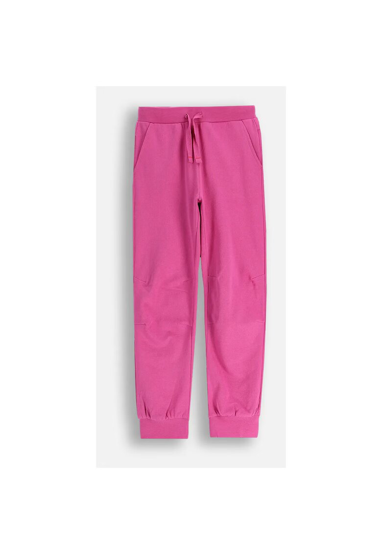 Coccodrillo Pantaloni de trening din bumbac cu talie ajustabila -