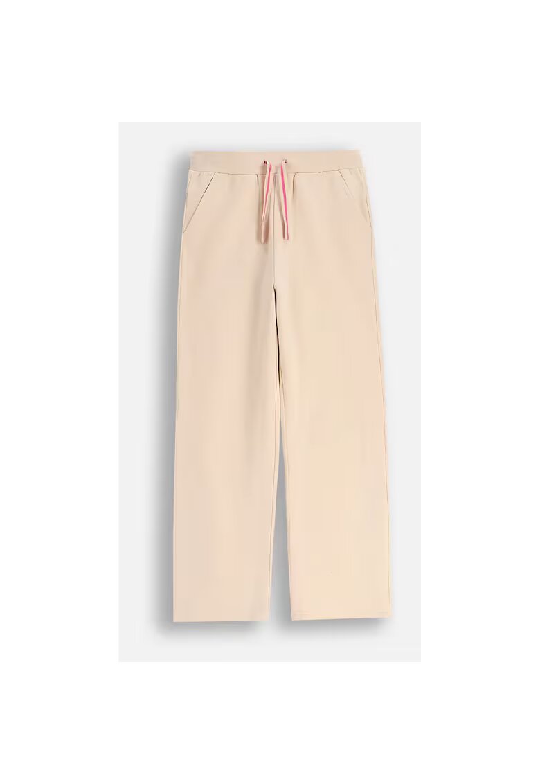 Coccodrillo Pantaloni drepti de trening din bumbac