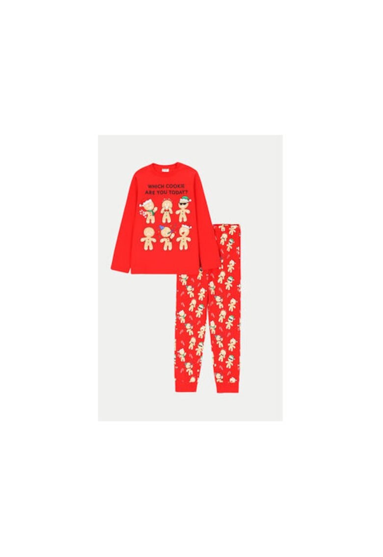 Coccodrillo Pijama baieti - 304488832 - Bumbac - 92-98 CM - Negru