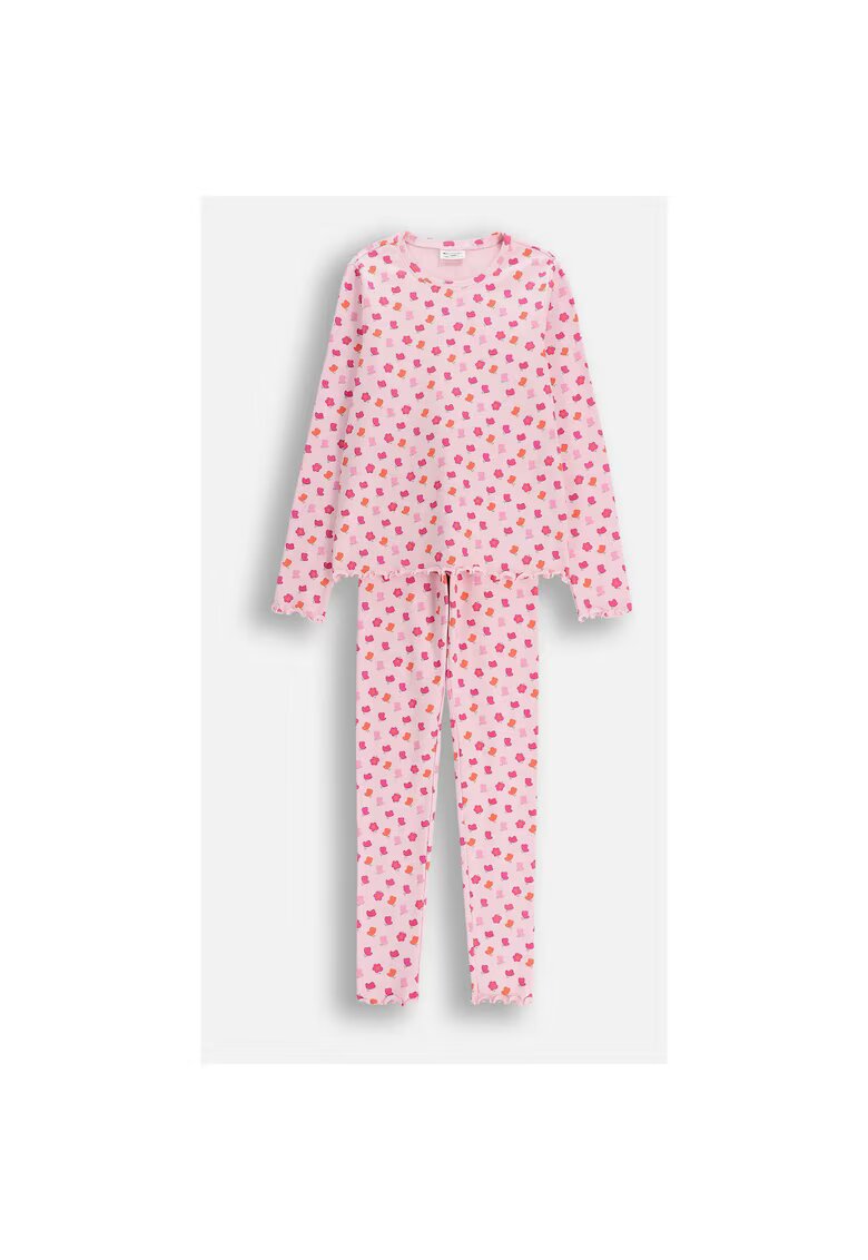 Coccodrillo Pijama din bumbac cu imprimeu floral