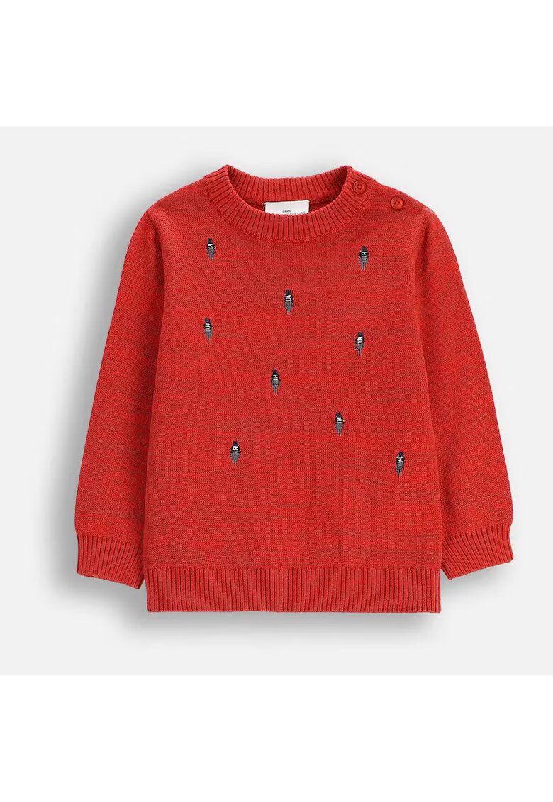 Coccodrillo Pulover cu modele brodate