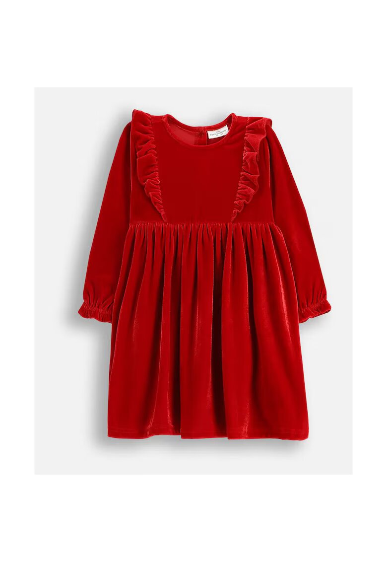 Coccodrillo Rochie din catifea cu volane